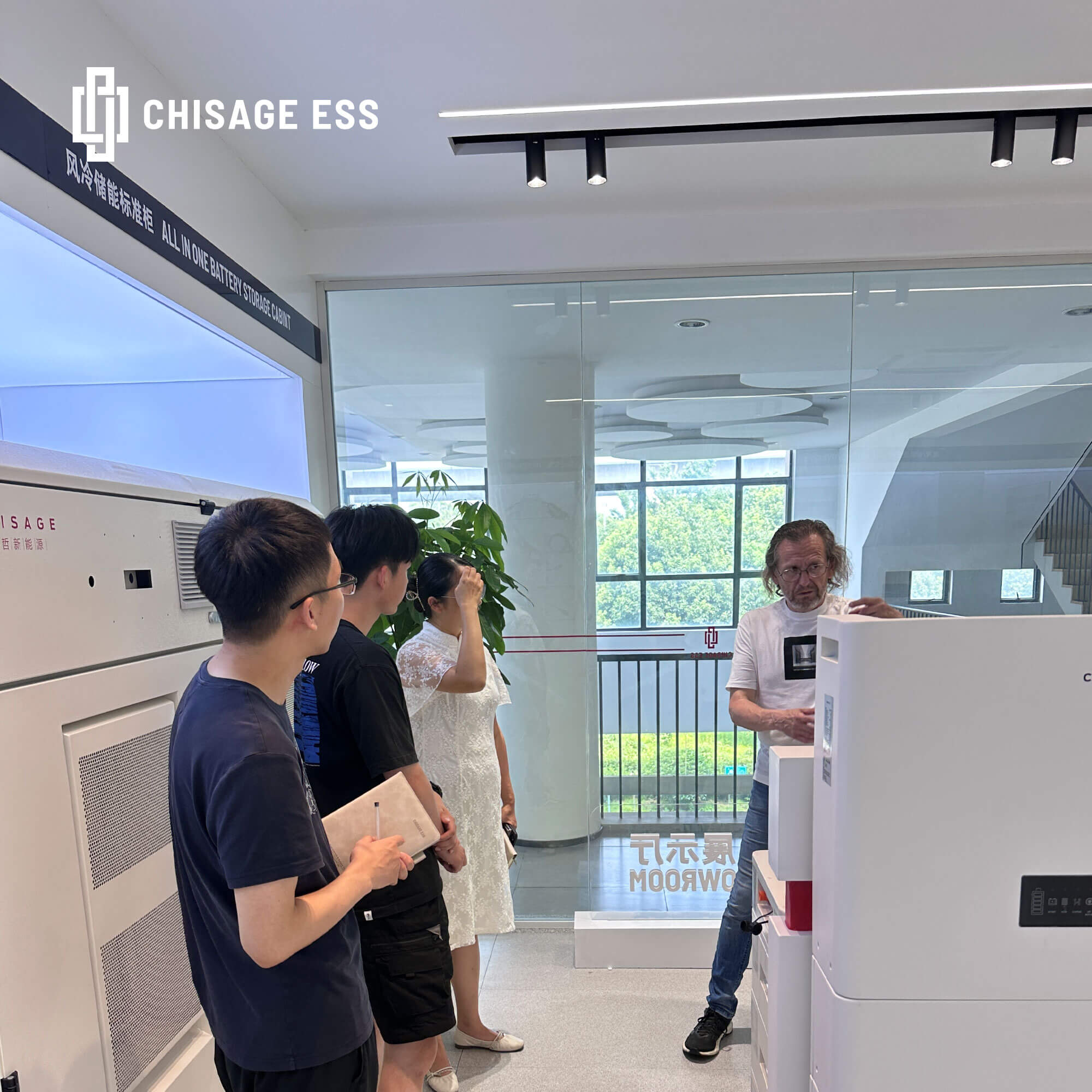 Austrian customers visit CHISAGE ESS 2 Professional Energy Storage System Supplier