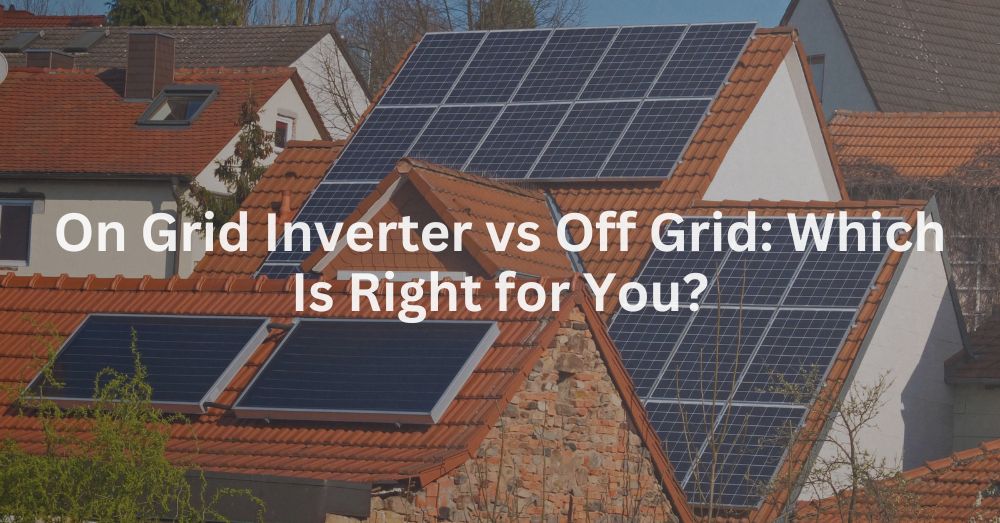 20241210-1 On Grid Inverter vs Off Grid Which Is Right for You