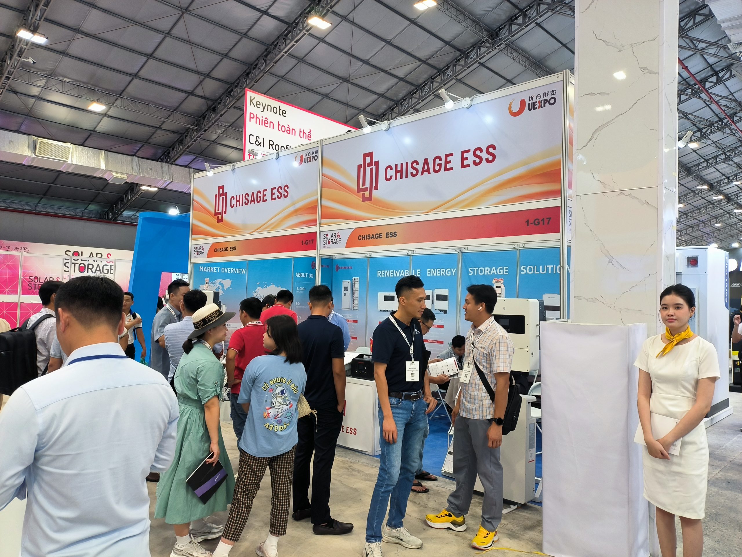 CHISAGE ESS Shines at Solar & Storage Live Vietnam 2025 (2)