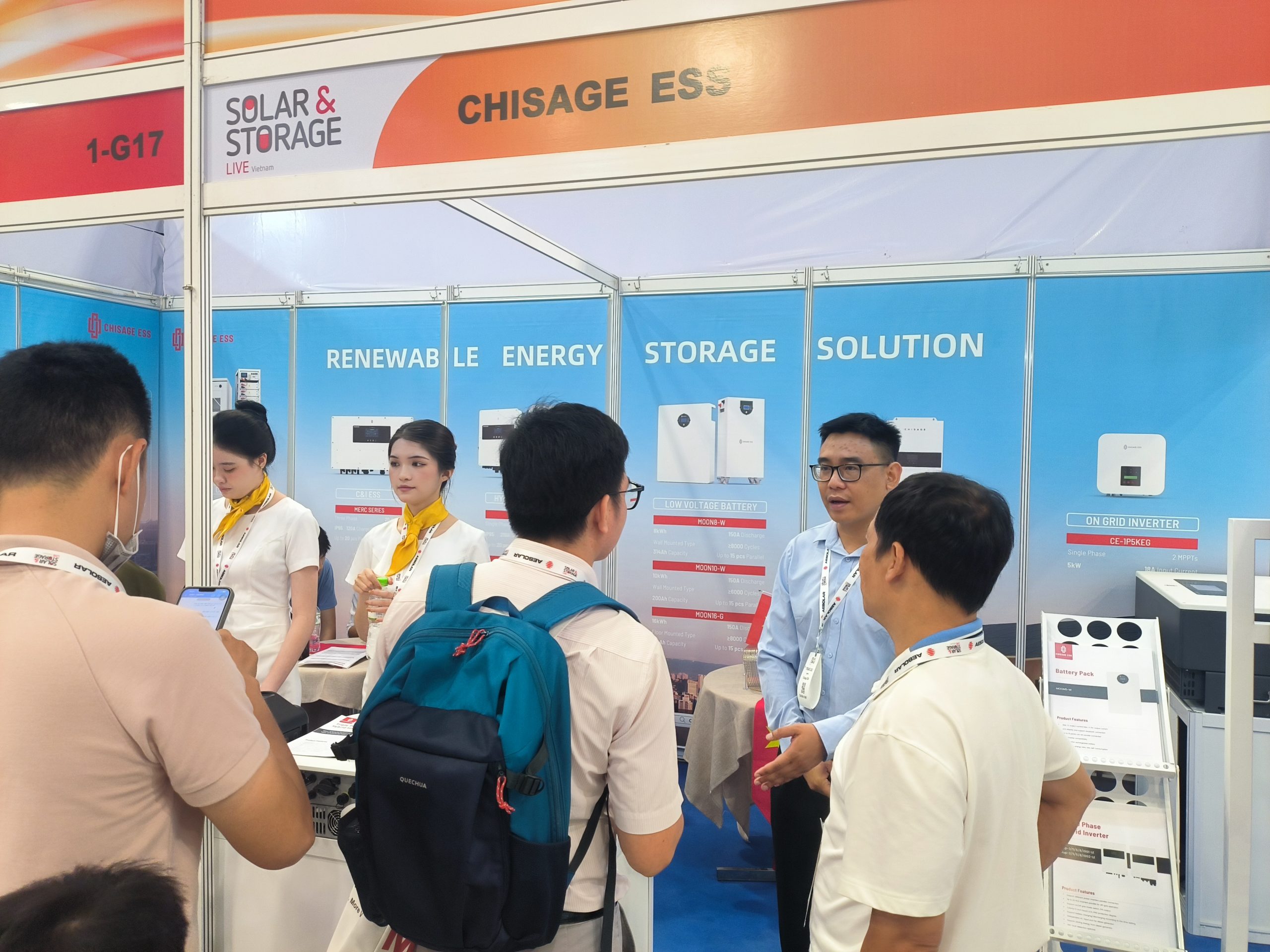 CHISAGE ESS Shines at Solar & Storage Live Vietnam 2025 (3)