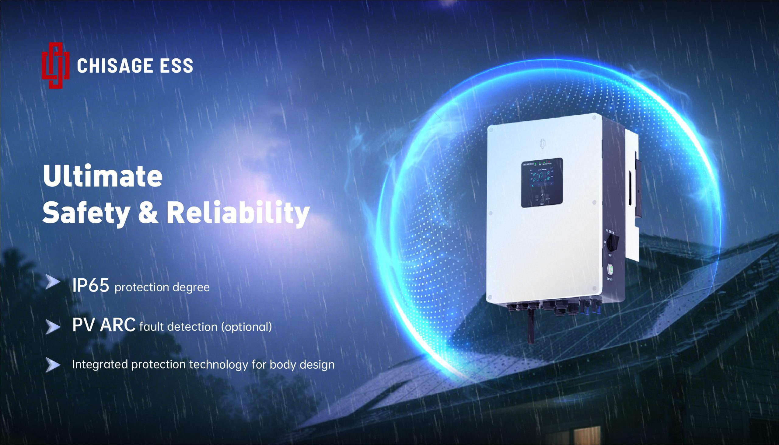 CHISAGE ESS Ven Series 3-6.6kW Low Voltage Single-phase Energy Storage Inverter (2)