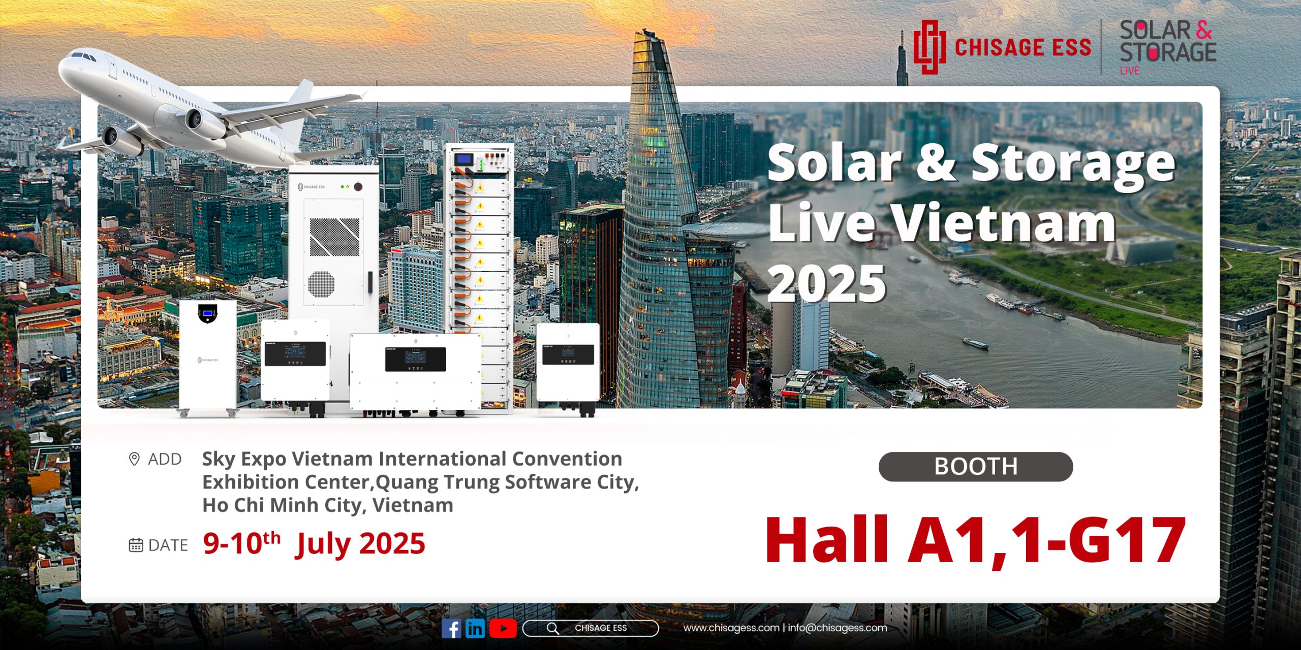 CHISAGE ESS Shines at Solar & Storage Live Vietnam 2025(1)